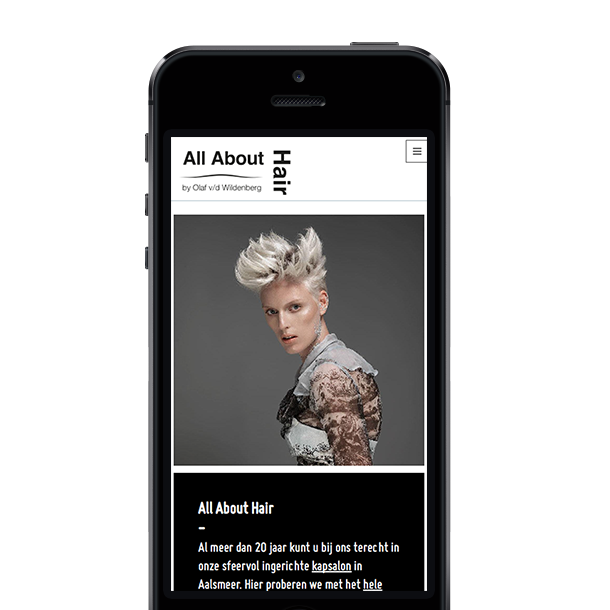 All About Hair is volledig responsive
