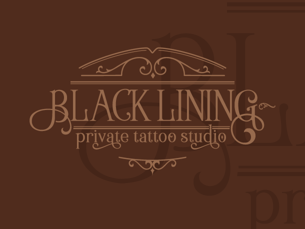Black Lining - private tattoo studio - Logo-ontwerp en Webdesign