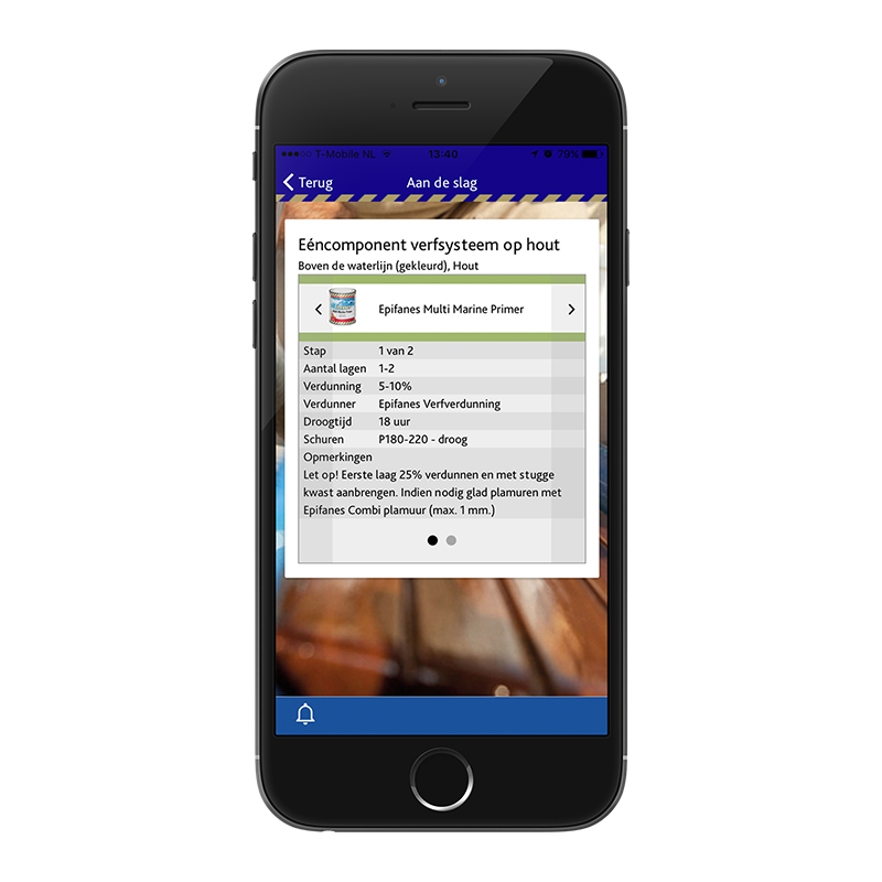 Epifanes App - Epifanes bootverf hulp voor iOS en Android