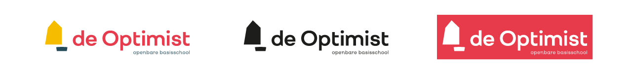 OBS De Optimist - Nieuwe logo's full clour, zwart en mono