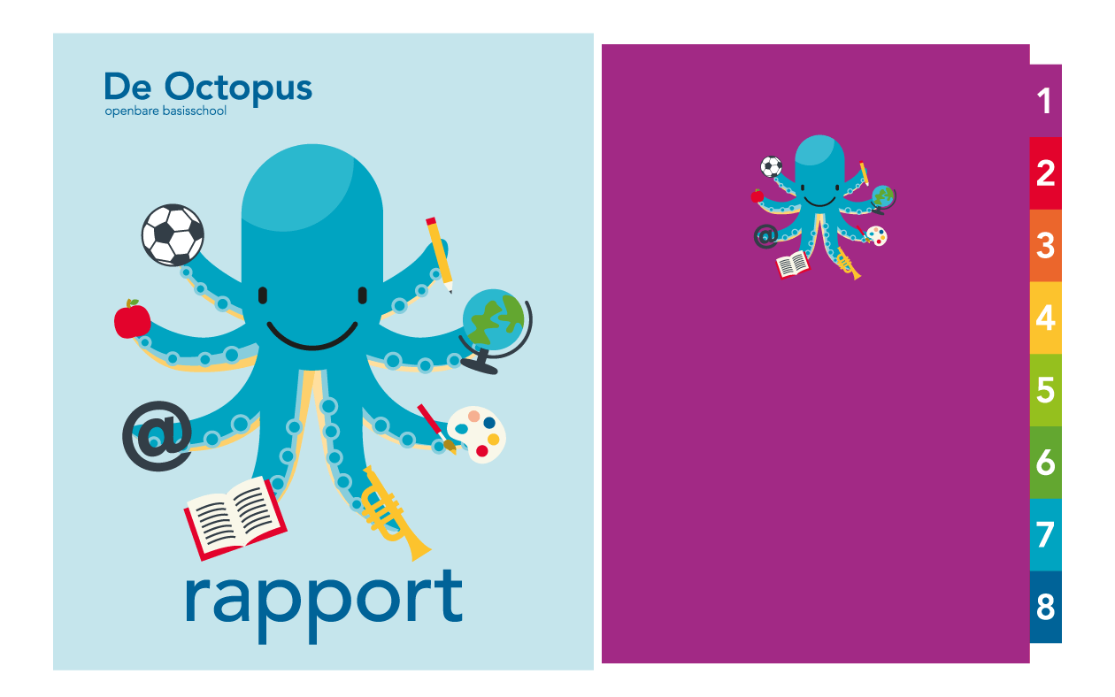 OBS De Octopus - Tabbladen in de rapportmap